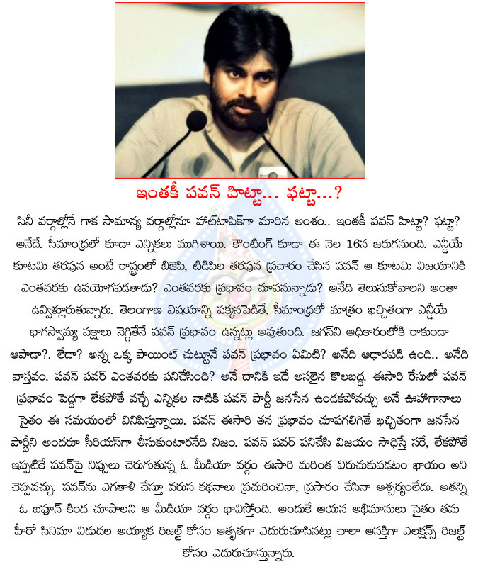 janasena party,jana sena,pawan kalyan,power star,tdp,elections,results,pawan kalyan effect,bjp,bharatiya janata party  janasena party, jana sena, pawan kalyan, power star, tdp, elections, results, pawan kalyan effect, bjp, bharatiya janata party